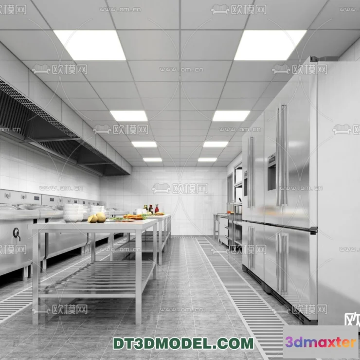 1386457 - Kitchen for Restaurant - 3D Models - 019 3D Max