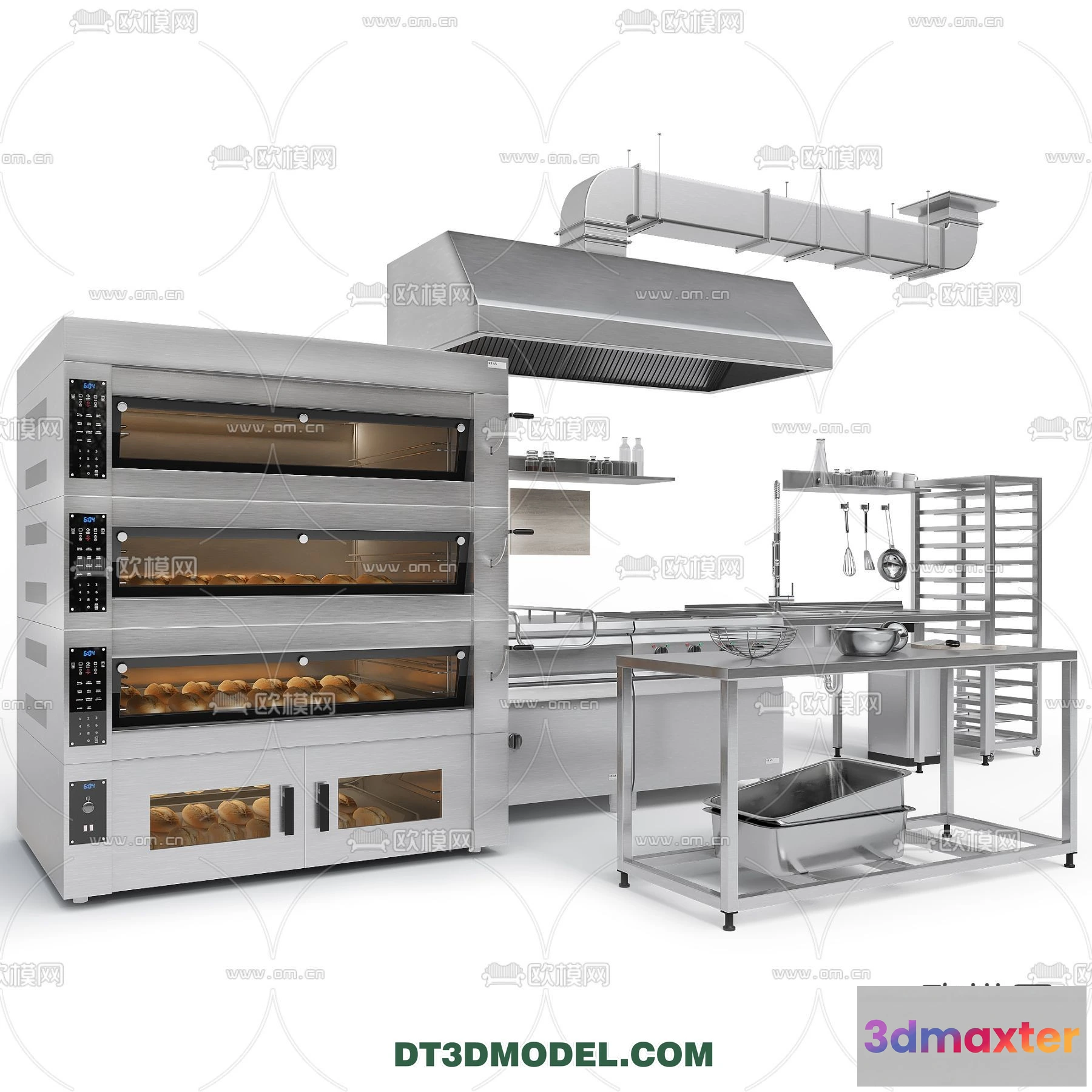 1386590 - Kitchen for Restaurant - 3D Models - 021 3D Max