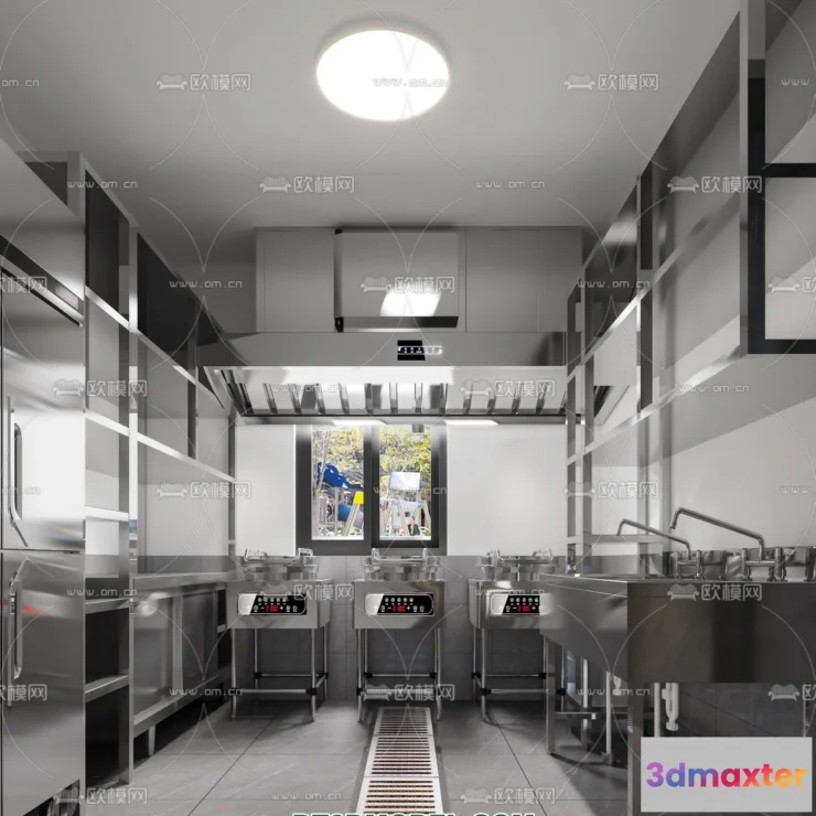 1386789 - Kitchen for Restaurant - 3D Models - 024 3D Max