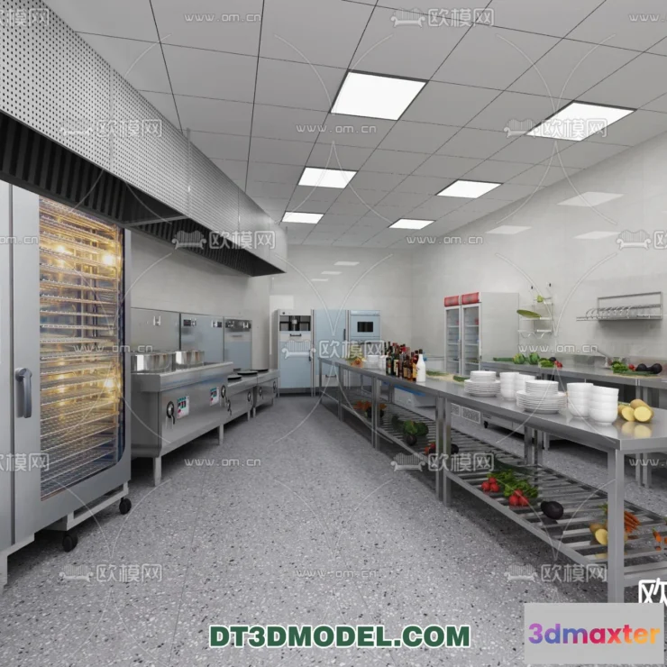 1387047 - Kitchen for Restaurant - 3D Models - 028 3D Max
