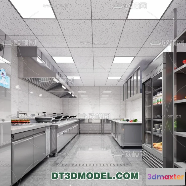1387181 - Kitchen for Restaurant - 3D Models - 030 3D Max