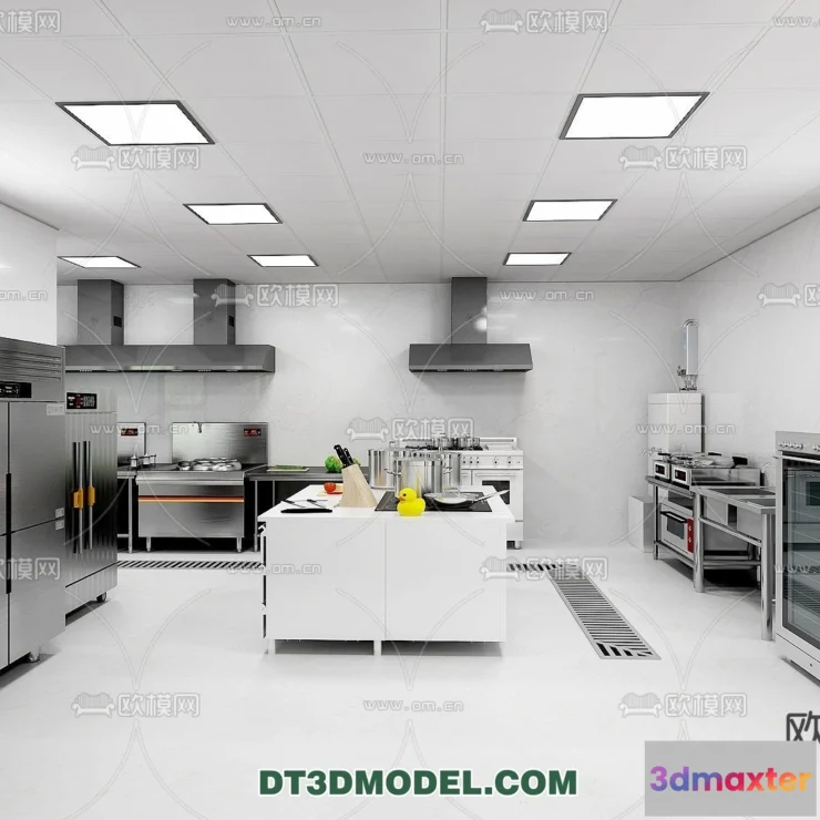 1387319 - Kitchen for Restaurant - 3D Models - 032 3D Max