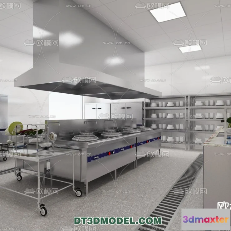 1387579 - Kitchen for Restaurant - 3D Models - 036 3D Max