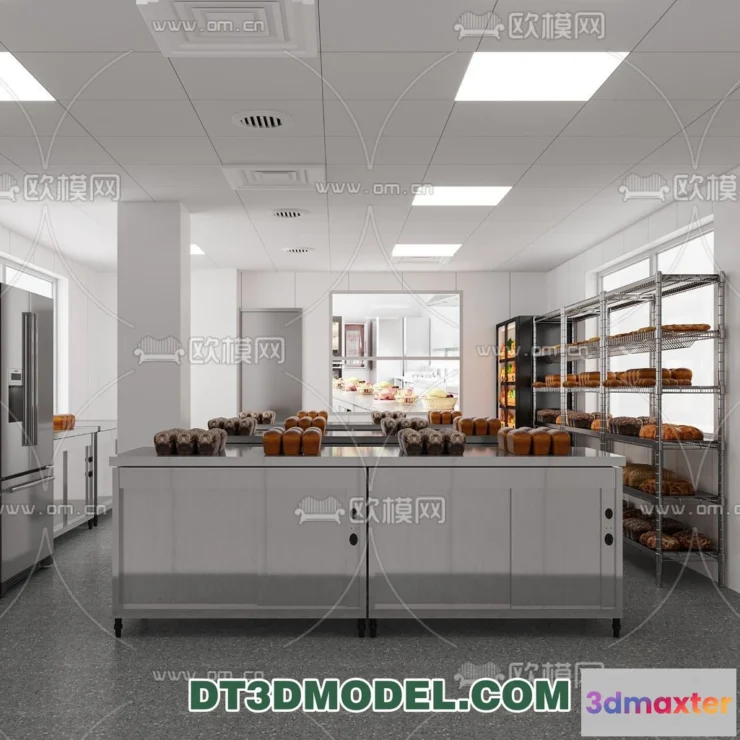1387966 - Kitchen for Restaurant - 3D Models - 042 3D Max