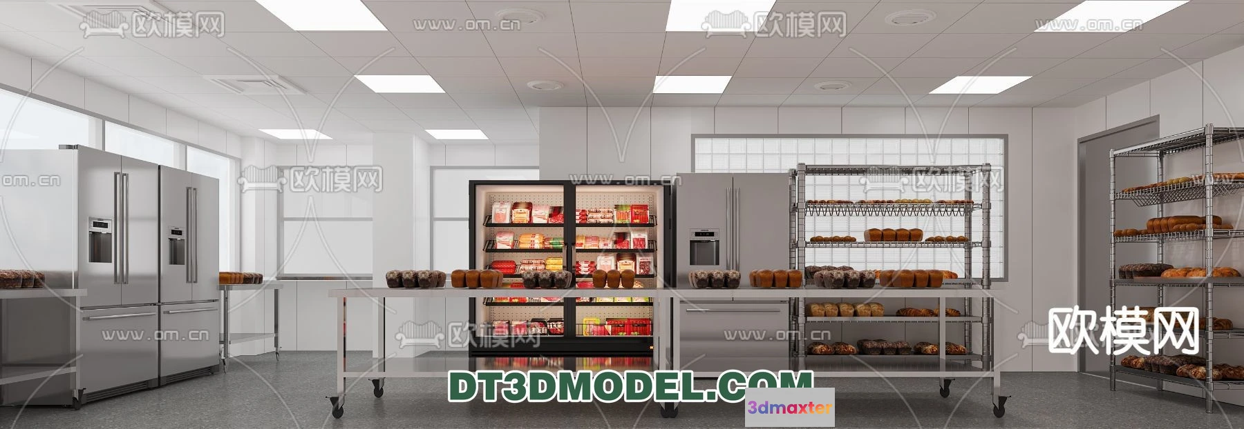 1388033 - Kitchen for Restaurant - 3D Models - 043 3D Max