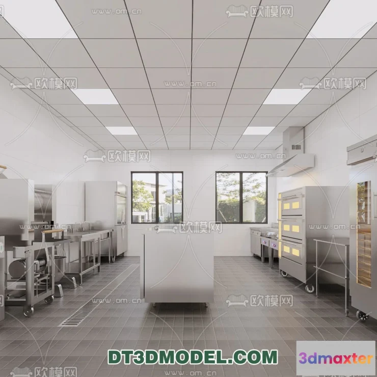 1388239 - Kitchen for Restaurant - 3D Models - 046 3D Max