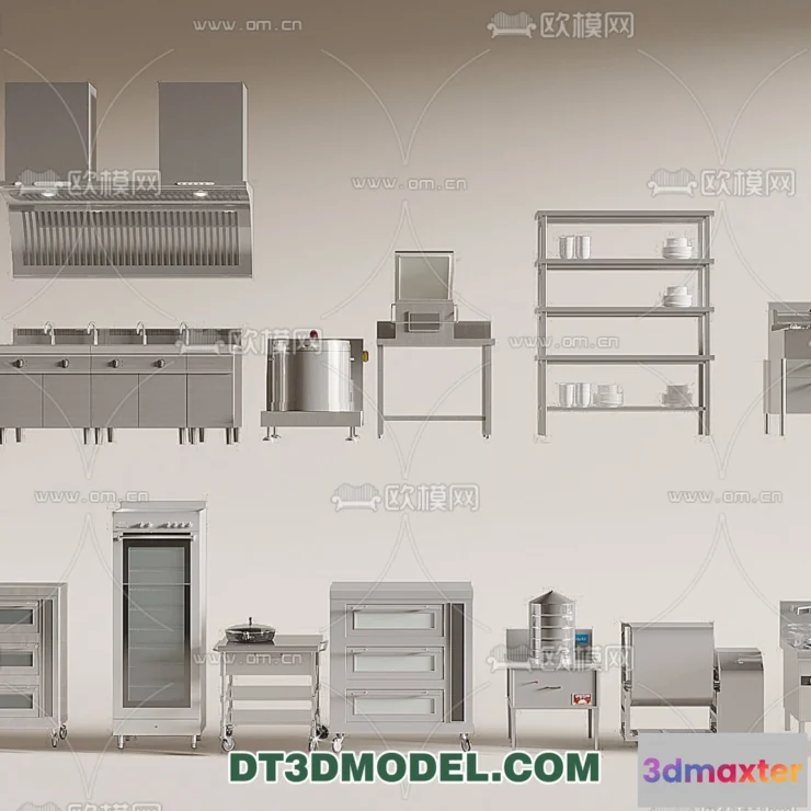 1388356 - Kitchen for Restaurant - 3D Models - 048 3D Max