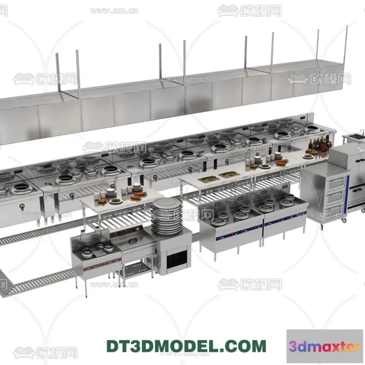 1388620 - Kitchen for Restaurant - 3D Models - 052 3D Max