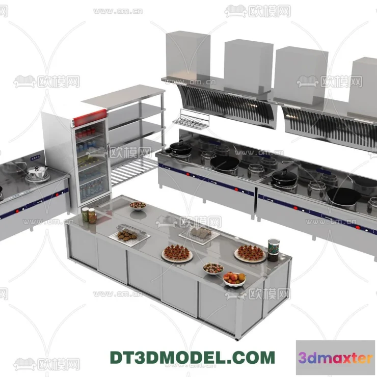 1388826 - Kitchen for Restaurant - 3D Models - 055 3D Max
