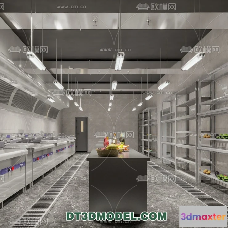 1389138 - Kitchen for Restaurant - 3D Models - 060 3D Max