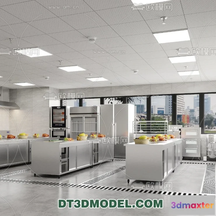1389189 - Kitchen for Restaurant - 3D Models - 061 3D Max