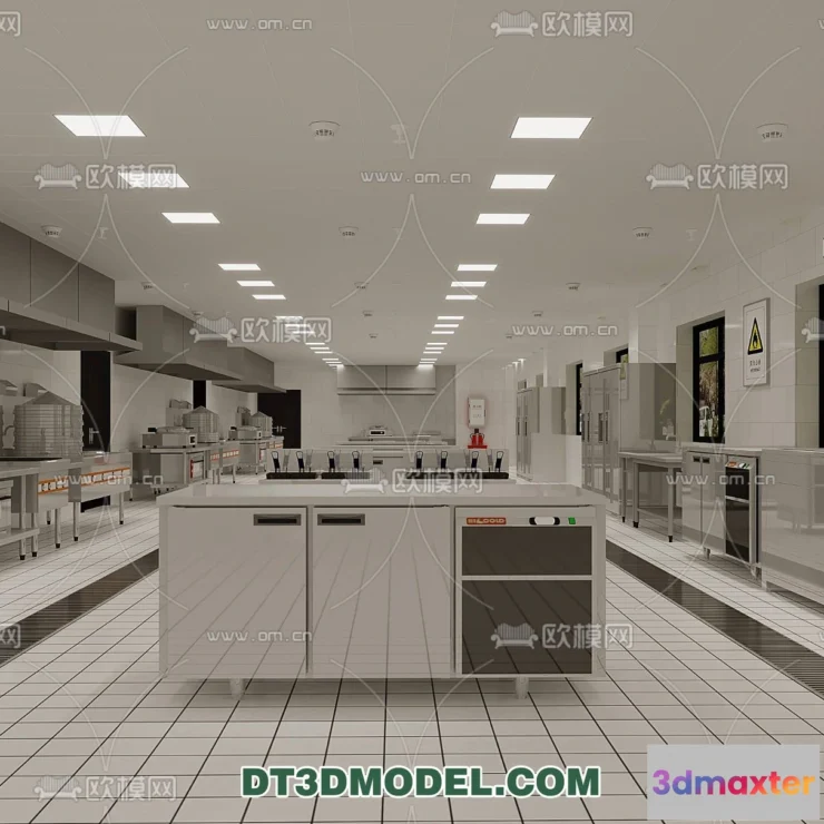 1389450 - Kitchen for Restaurant - 3D Models - 065 3D Max