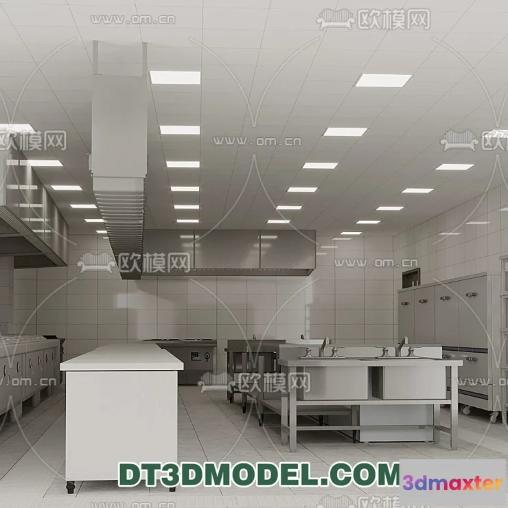 1389520 - Kitchen for Restaurant - 3D Models - 066 3D Max