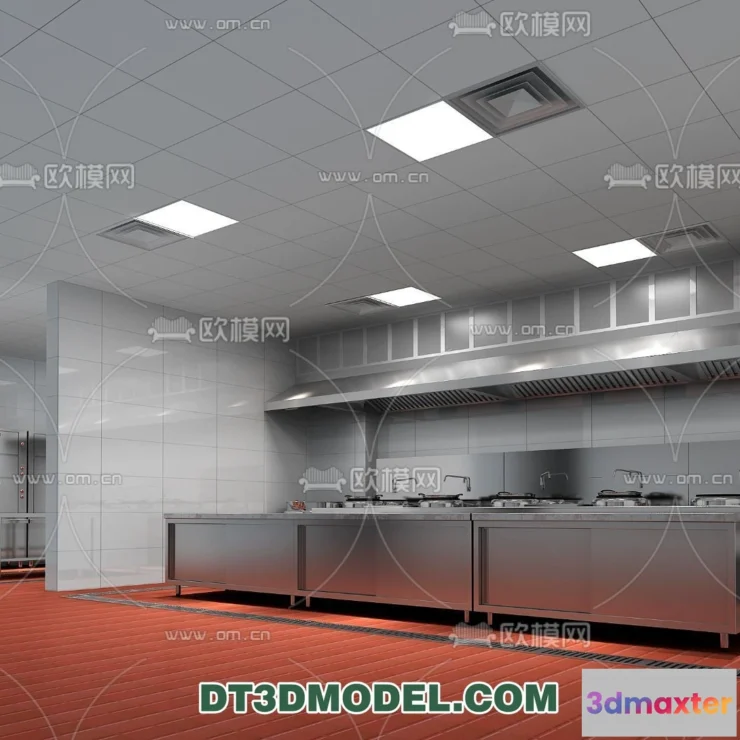 1389720 - Kitchen for Restaurant - 3D Models - 069 3D Max