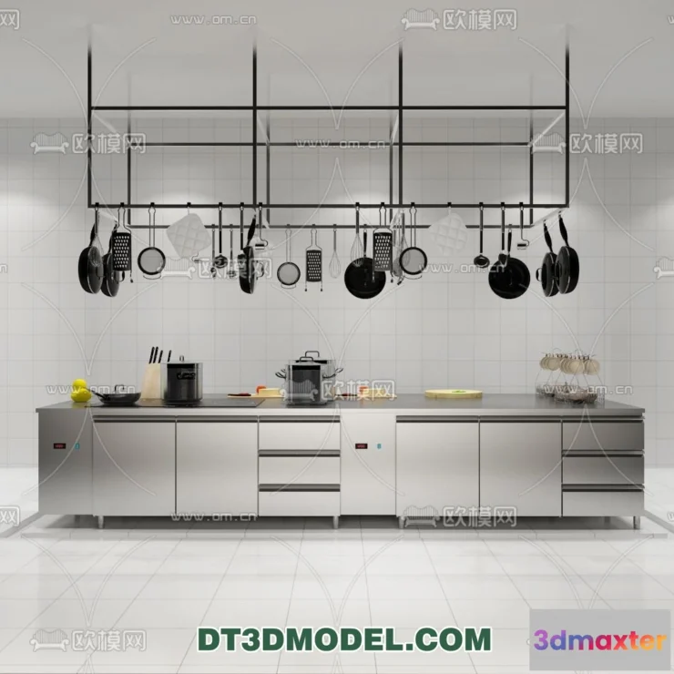 1390022 - Kitchen for Restaurant - 3D Models - 074 3D Max