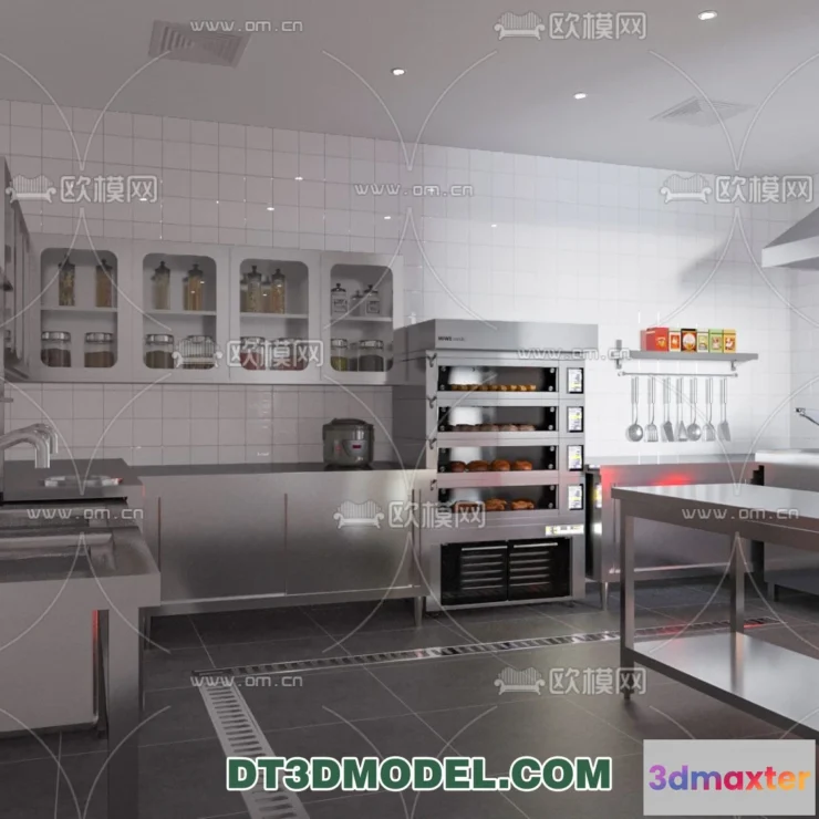 1390272 - Kitchen for Restaurant - 3D Models - 078 3D Max