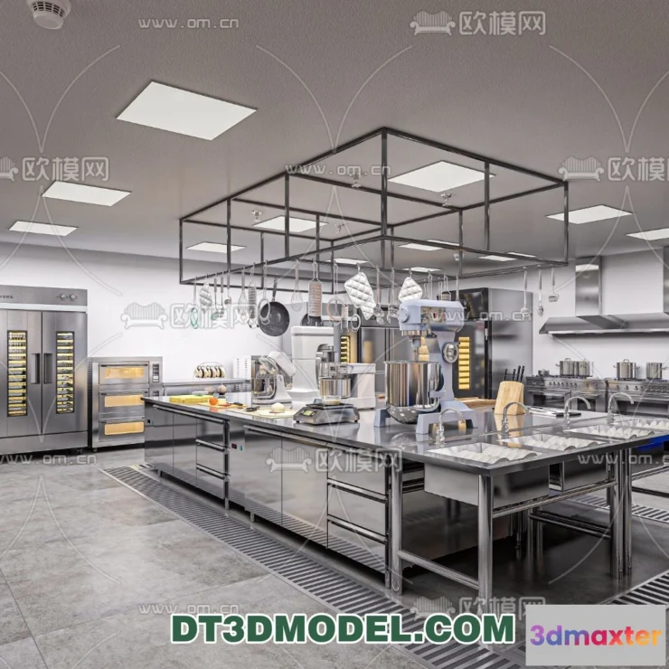 1390416 - Kitchen for Restaurant - 3D Models - 080 3D Max