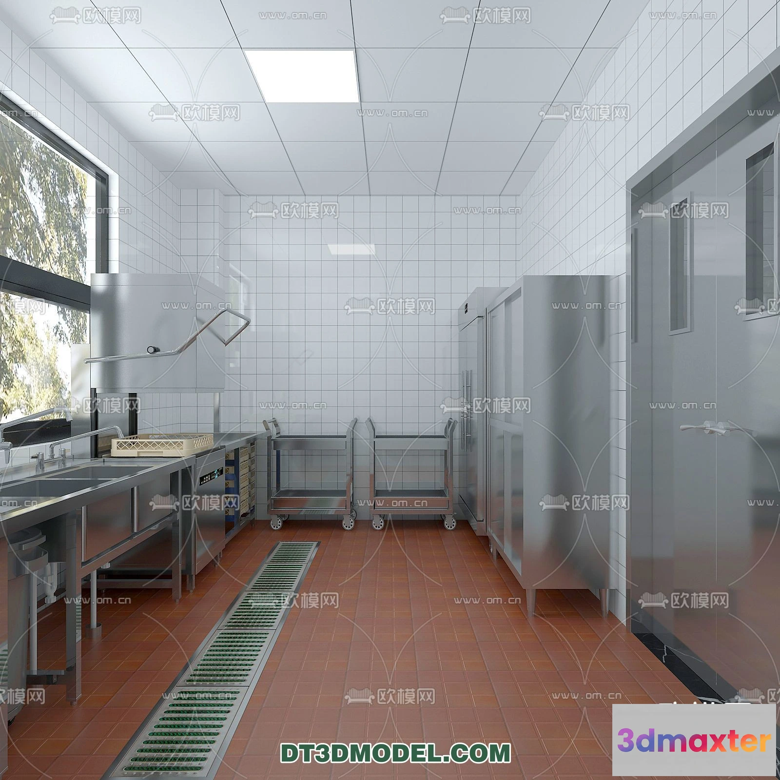 1390682 - Kitchen for Restaurant - 3D Models - 084 3D Max