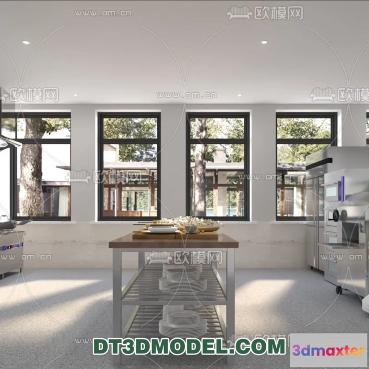 1391012 - Kitchen for Restaurant - 3D Models - 089 3D Max