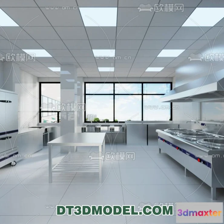 1391074 - Kitchen for Restaurant - 3D Models - 090 3D Max