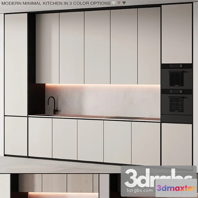 979018 - 233 Modern Kitchen 11 Minimal Modern 3 Options 00