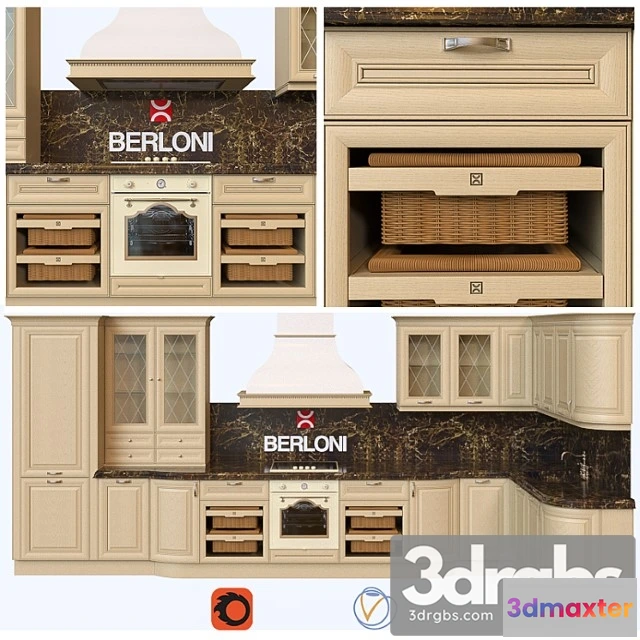 979084 - Berloni Sheraton Frassino Naturale