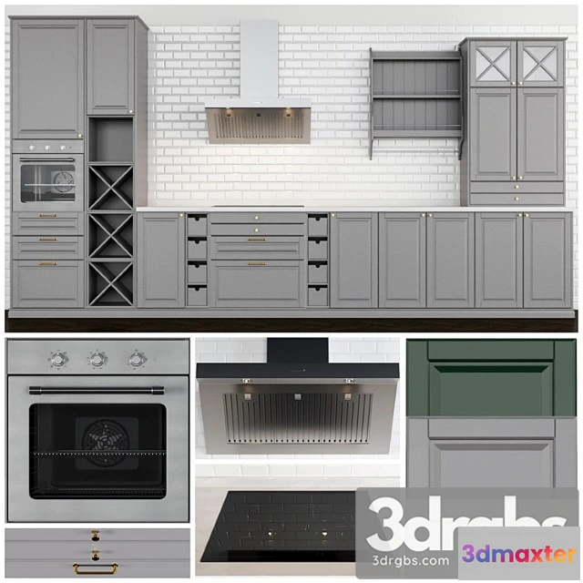 979096 - Bodbyn kitchen (134 modules).
