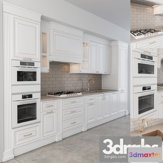 979162 - Classic kitchen white