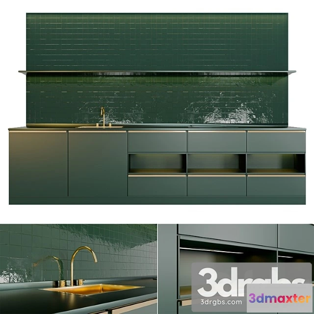 979254 - Green kitchen