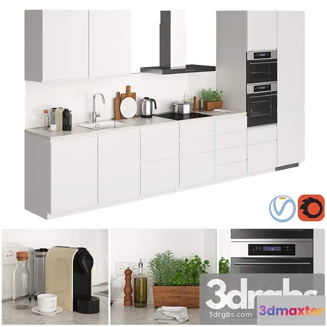 979308 - Ikea metod voxtorp glossy white