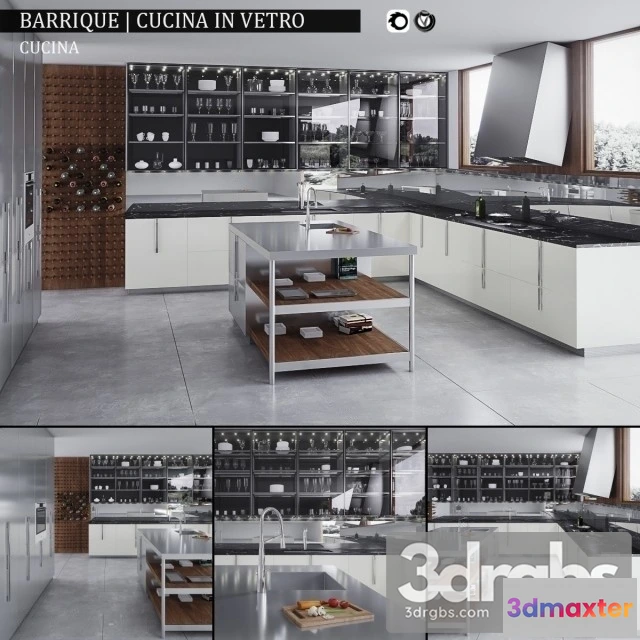 979586 - Kitchen Barrique Cucina Vetro