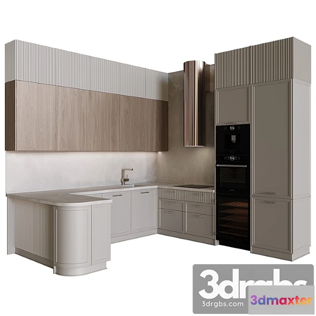 979748 - Kitchen In Neoclassic Style 30