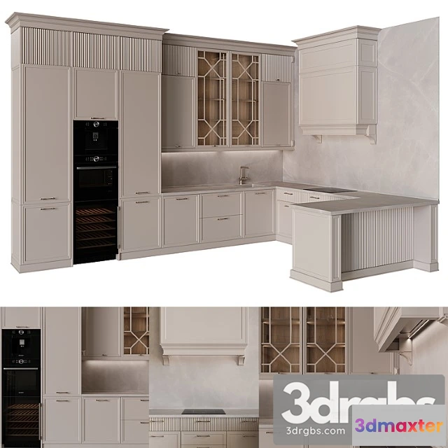 979752 - Kitchen In Neoclassical Style 34