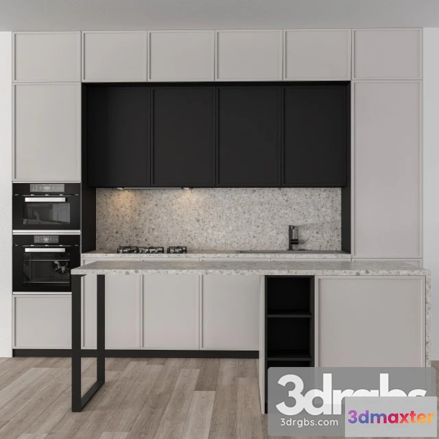 979868 - Kitchen Modern Cream and Black 26