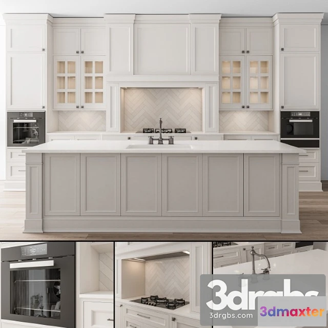 979910 - Kitchen Neo Classic White Set 43