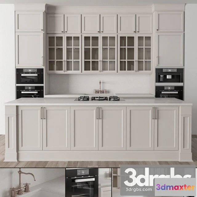 979914 - Kitchen neoclassic - cream set 24