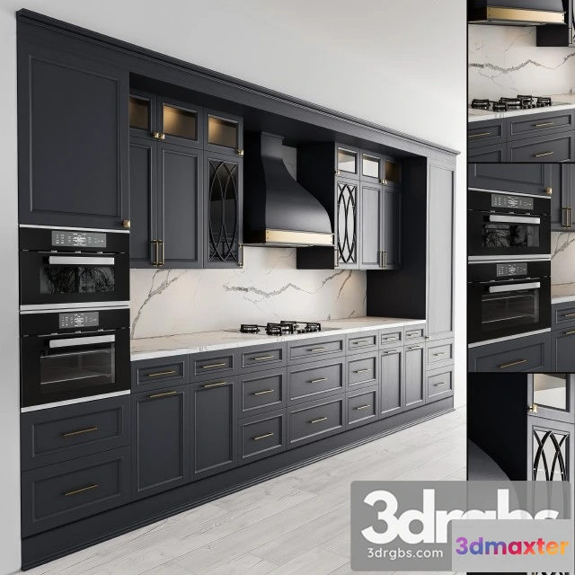 979924 - Kitchen NeoClassic Dark Gray Set 22