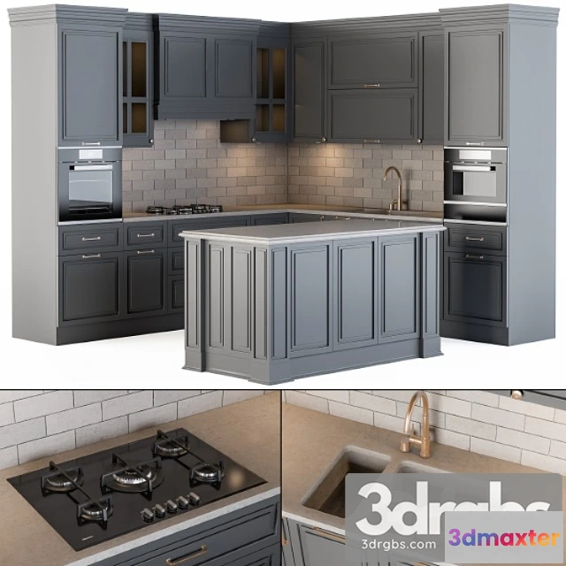 979926 - Kitchen neoclassic gray