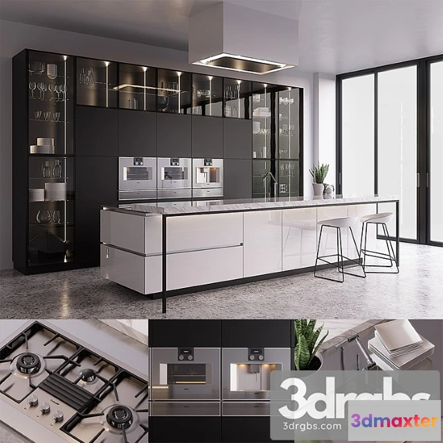 980024 - Kitchen poliform artex (vray ggx corona pbr)