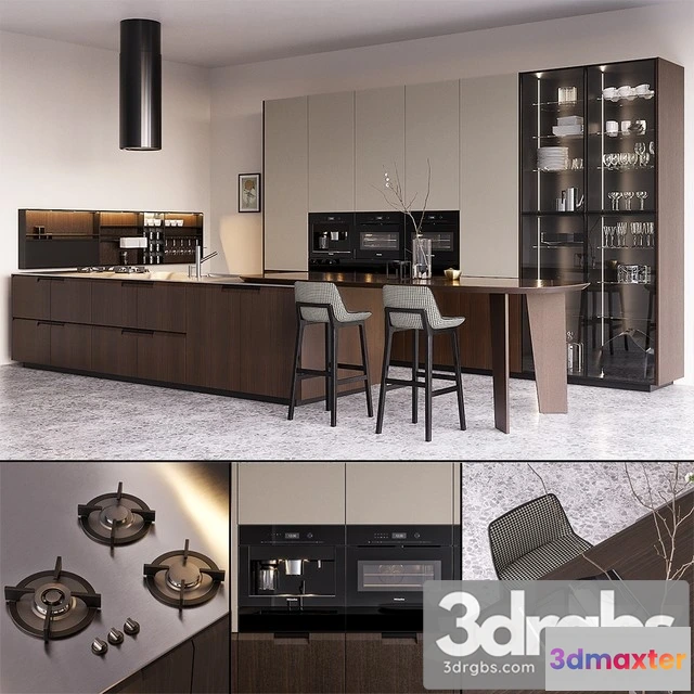 980030 - Kitchen Poliform Shape Eurocucina 2018