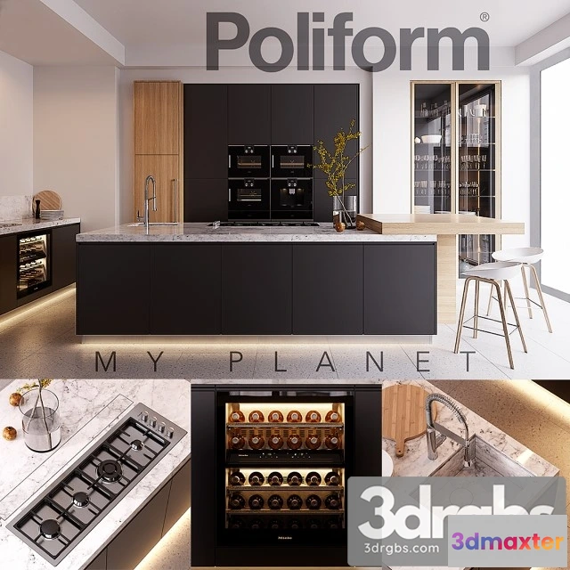 980040 - Kitchen Poliform Varenna My Planet 4
