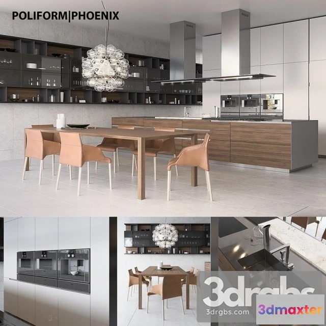 980042 - Kitchen Poliform Varenna Phoenix 2