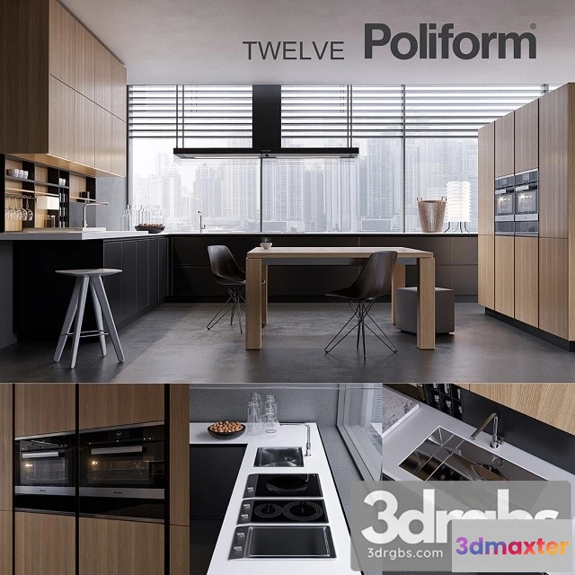 980046 - Kitchen Poliform Varenna Twelve 2