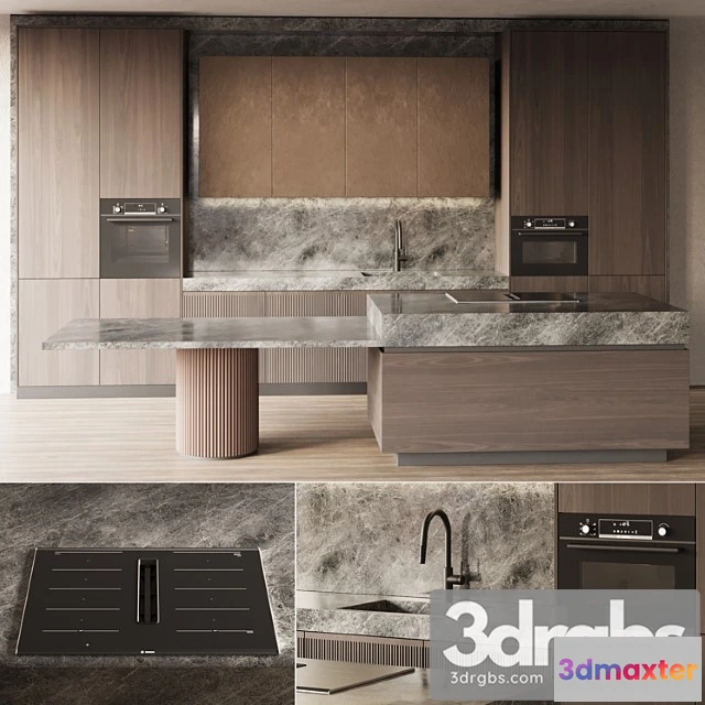 980310 - Modern Style Kitchen With Island Kitchen 05