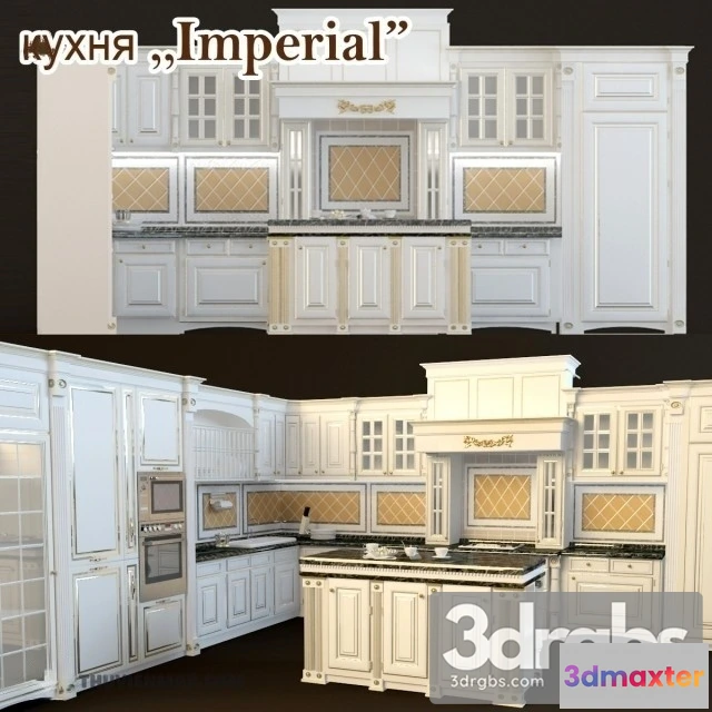 980336 - Neoclassic Kitchen Cabinet