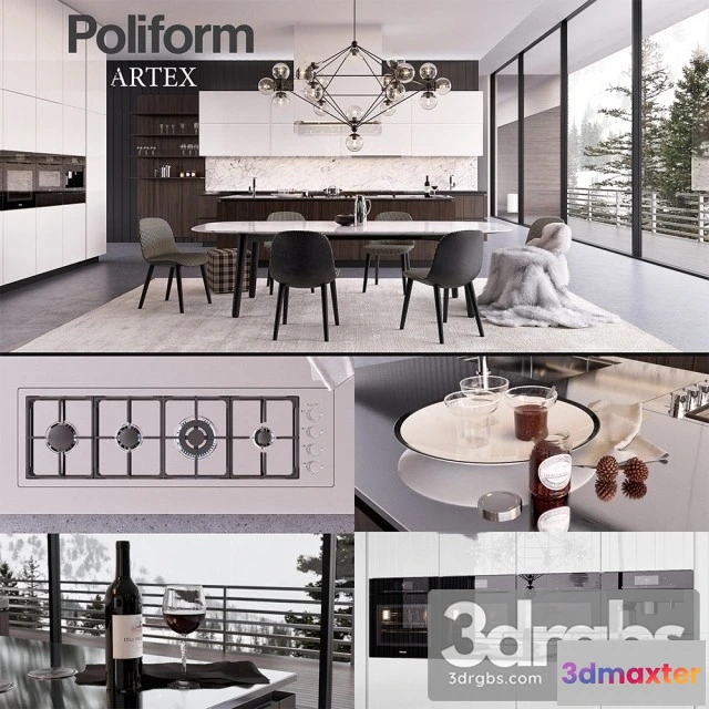 980386 - Poliform Artex 3