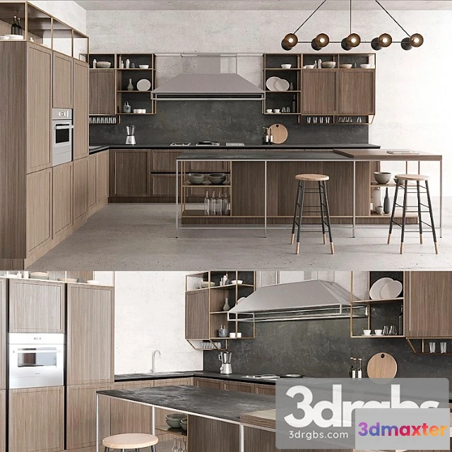 980470 - Snaidero Frame Olmo Tuscan Kitchen