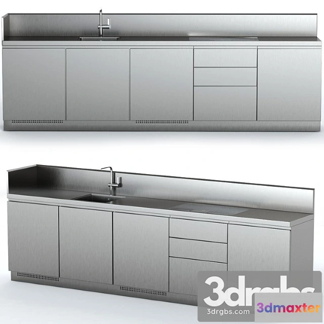 980474 - Steel outdoor kitchen atelier abimis