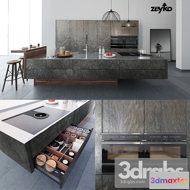 980502 - Zeyko Forum Stone Oceangreen