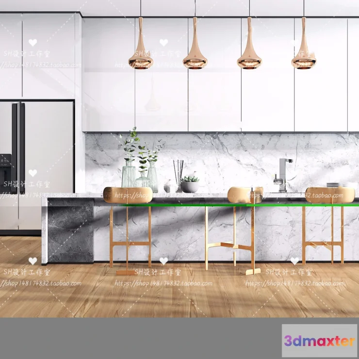 1141102 - Kitchen Counters - 3D Models - 0002